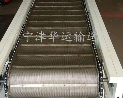 东莞客户不锈钢网链安装现场