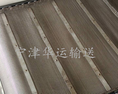 东莞客户不锈钢网链安装现场
